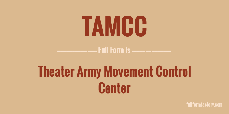 tamcc-full-form