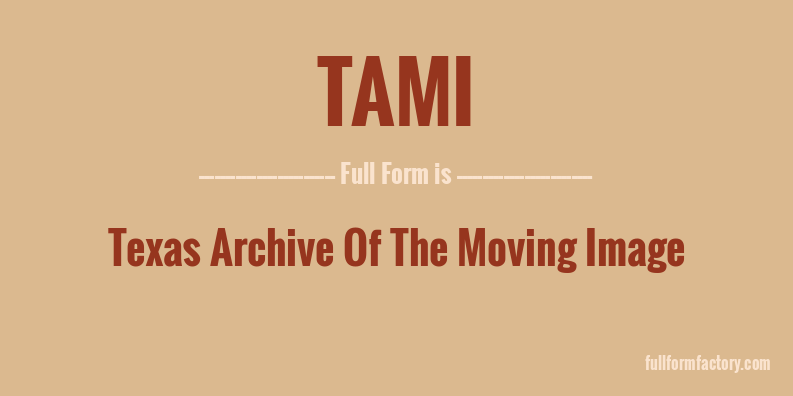 tami-full-form