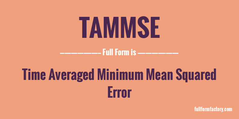 tammse-full-form