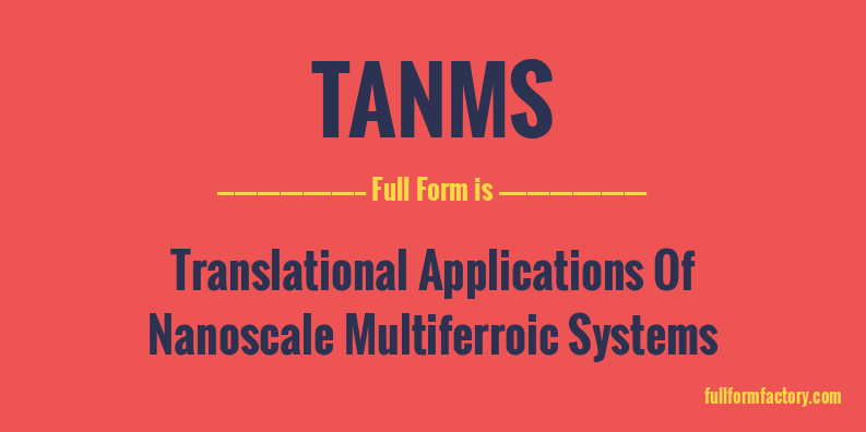 tanms-full-form
