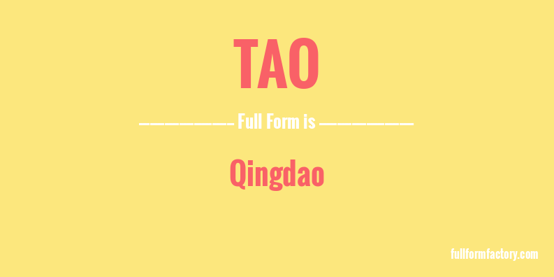 tao-full-form