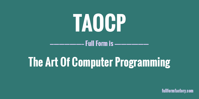 taocp-full-form