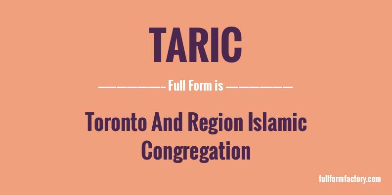 taric-full-form