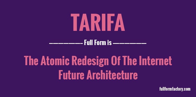 tarifa-full-form
