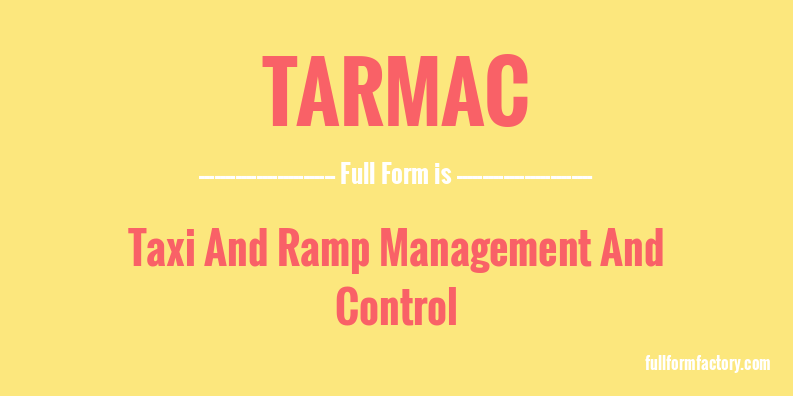 tarmac-full-form