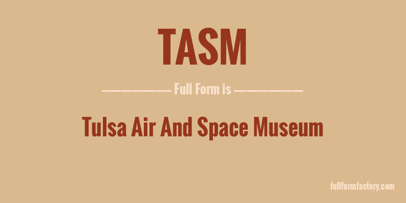 tasm-full-form