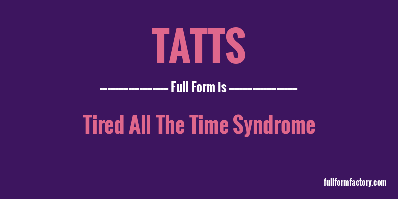 tatts-full-form