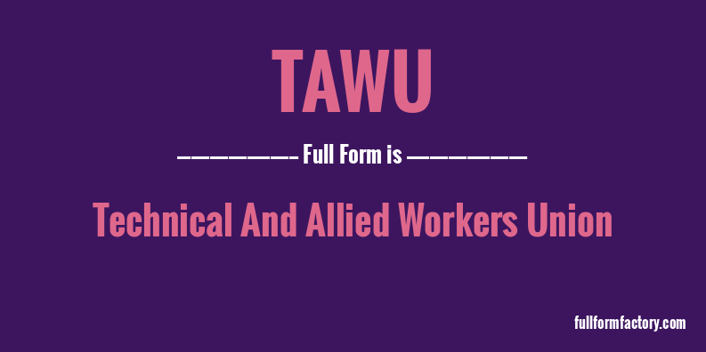 tawu-full-form