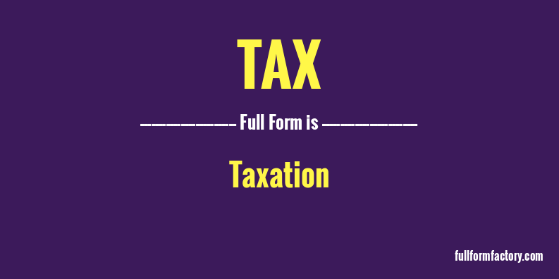 tax-full-form