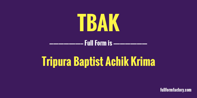 tbak-full-form
