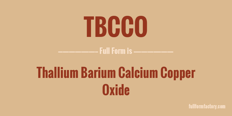 tbcco-full-form
