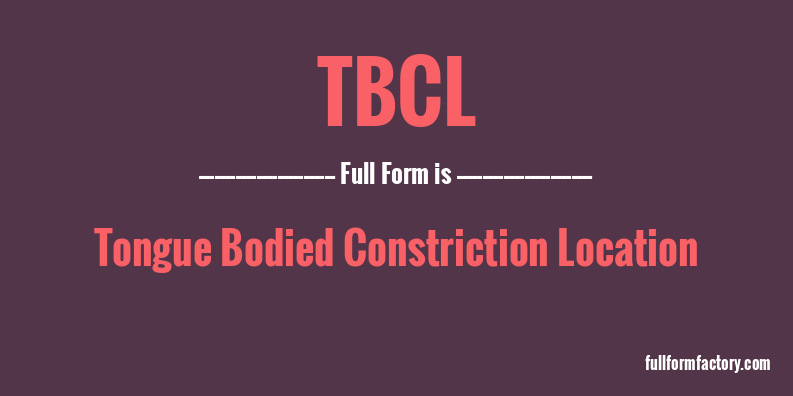 tbcl-full-form