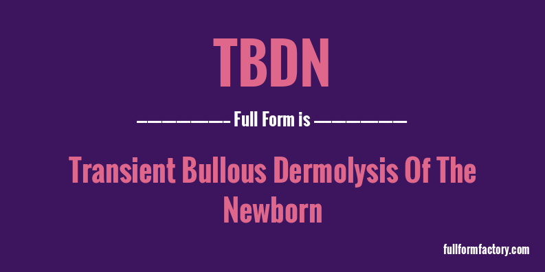 tbdn-full-form