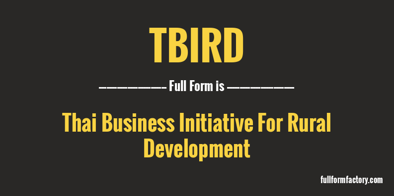 tbird-full-form
