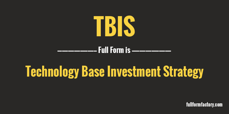 tbis-full-form