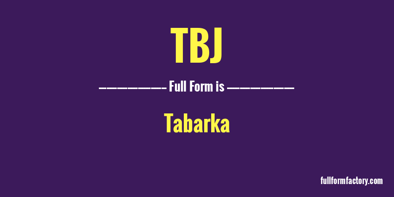 tbj-full-form