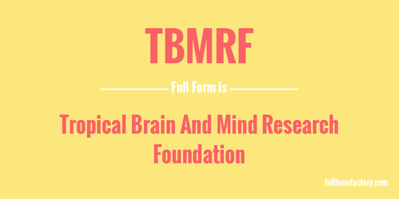 tbmrf-full-form