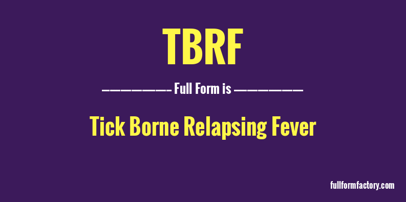 tbrf-full-form