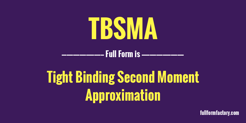 tbsma-full-form