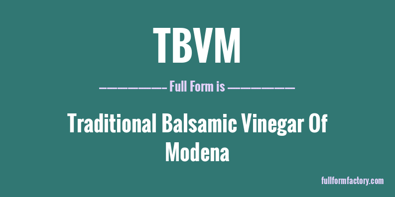 tbvm-full-form