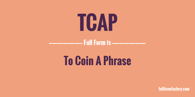 tcap-full-form