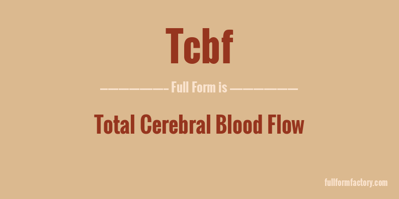 tcbf-full-form
