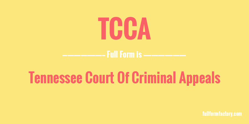 tcca-full-form