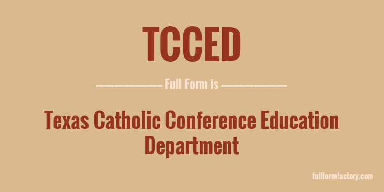 tcced-full-form
