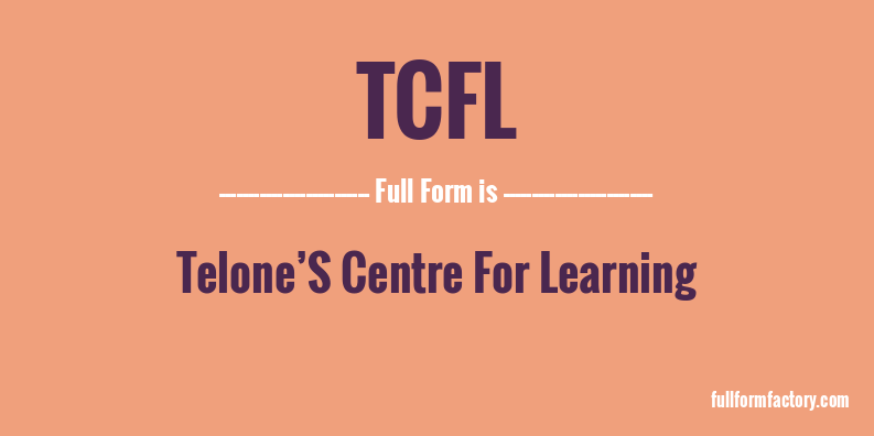 tcfl-full-form