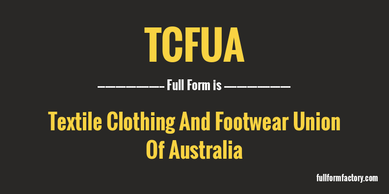 tcfua-full-form