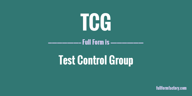 tcg-full-form