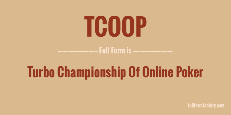 tcoop-full-form