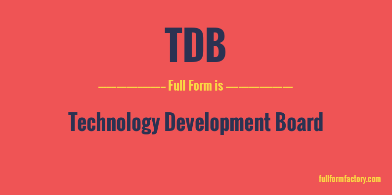 tdb-full-form