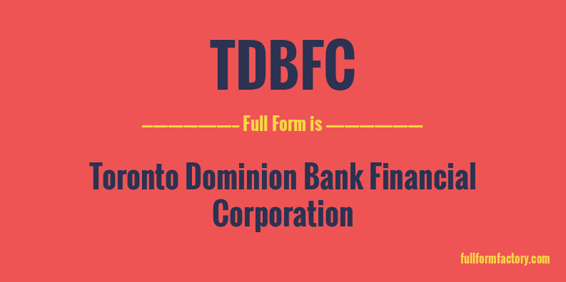 tdbfc-full-form