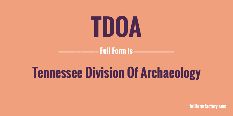 tdoa-full-form