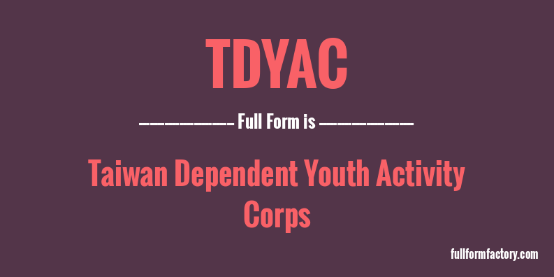 tdyac-full-form