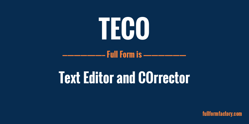 teco-full-form