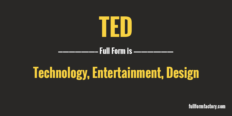 ted-full-form