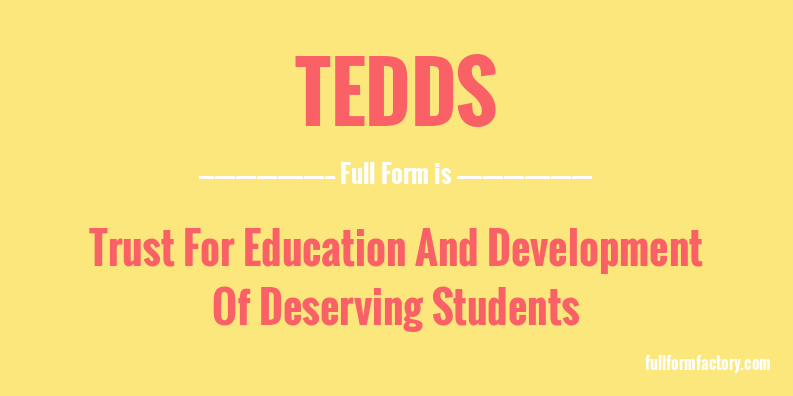 tedds-full-form