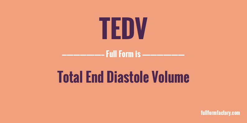 tedv-full-form