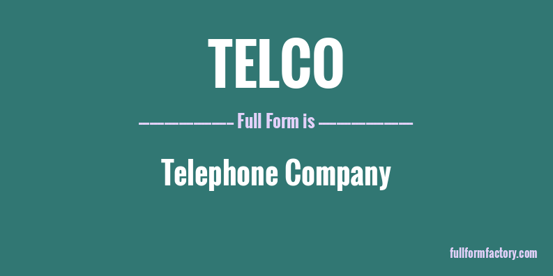 telco-full-form