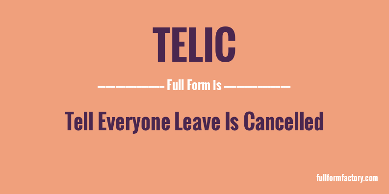 telic-full-form