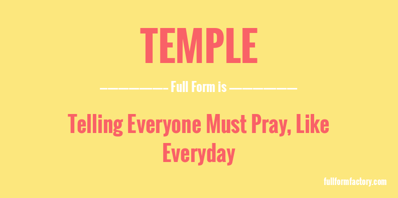 temple-full-form