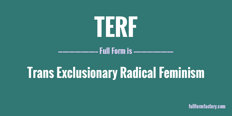 terf-full-form