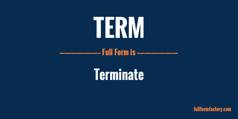 term-full-form