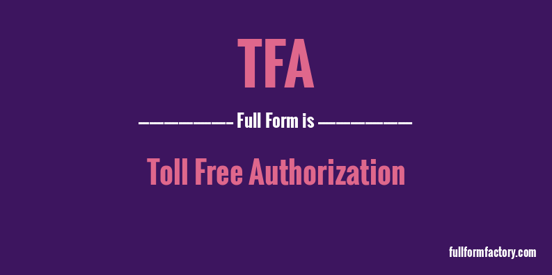 tfa-full-form