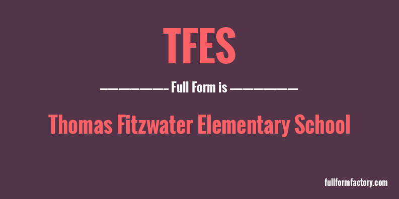 tfes-full-form