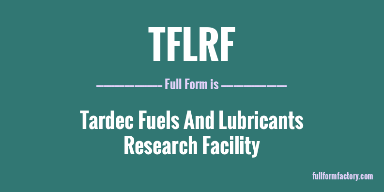 tflrf-full-form