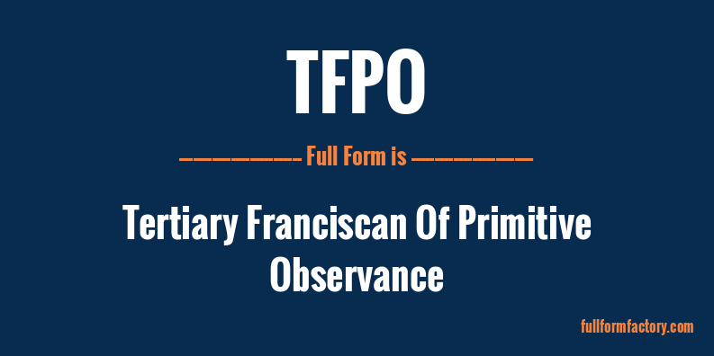 tfpo-full-form