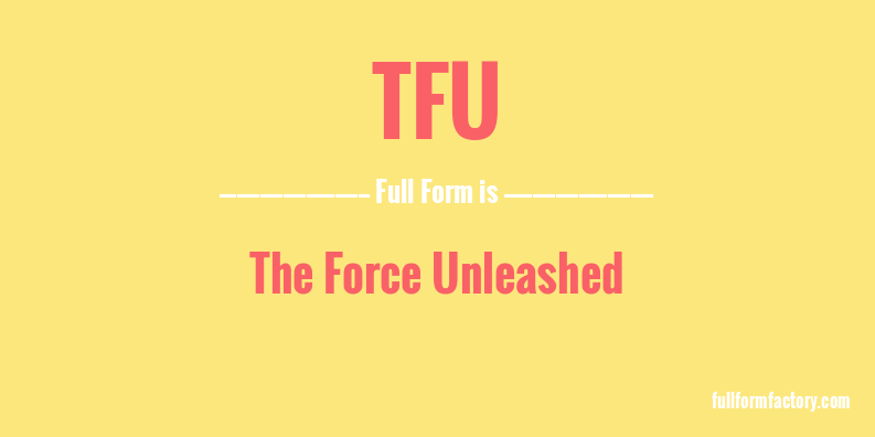 tfu-full-form